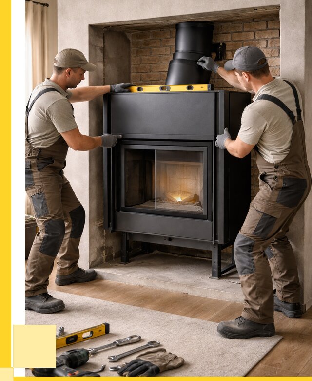 Установка каминных топок в Сатке под ключ от 18619 р. | ЭриданСтк