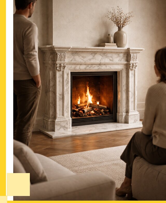 Мраморные камины под ключ в Сатке от 258600 р. | ЭриданСтк