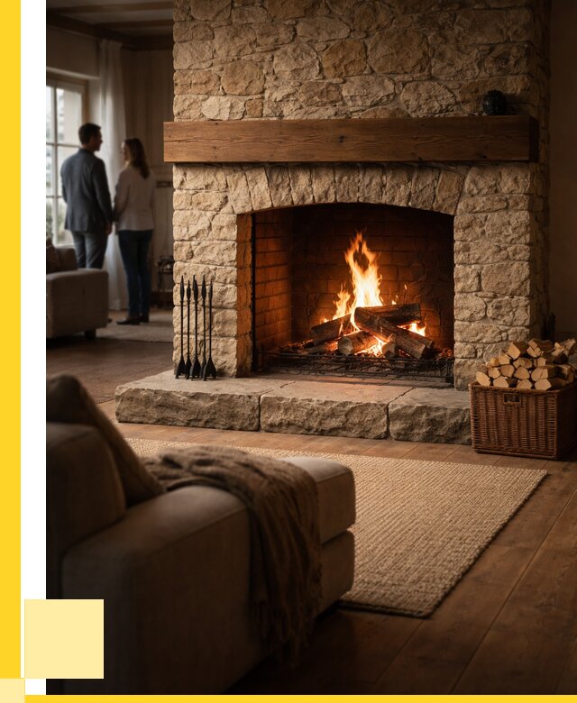 Открытые камины под ключ в Сатке от 155160 р. ЭриданСтк