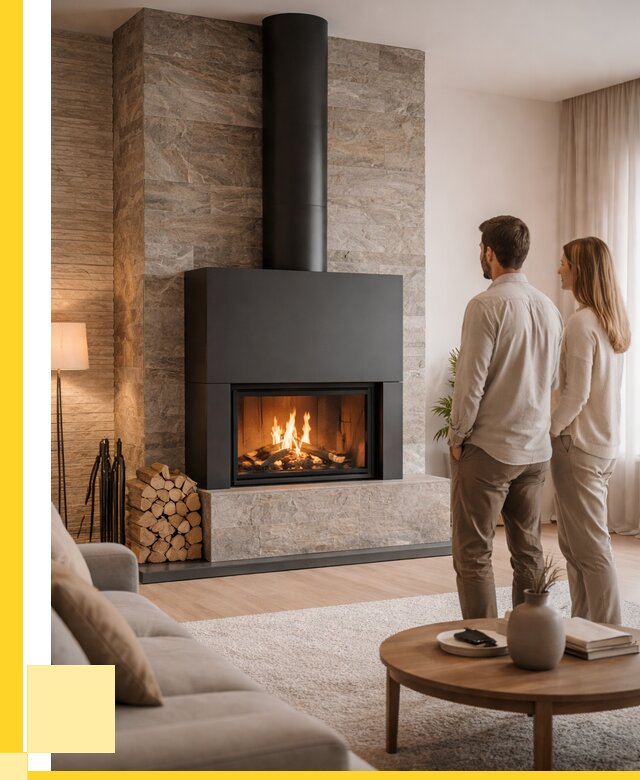 Закрытые камины под ключ в Сатке от 124128 р., ЭриданСтк