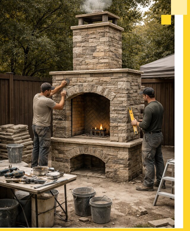 Проектирование и установка уличных каминов в Сатке