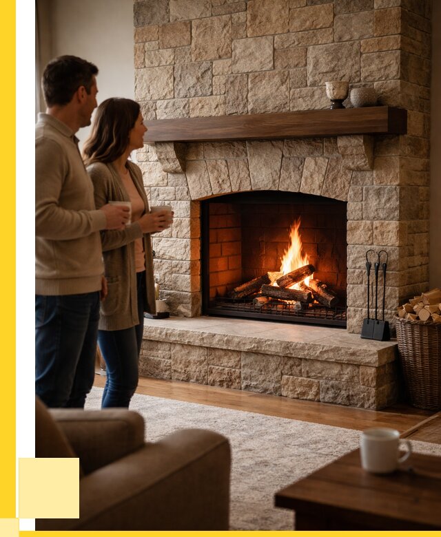 Каменные камины на заказ в Сатке от 186192 р. | ЭриданСтк