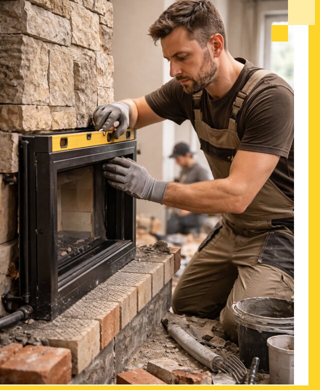 Дровяные камины под ключ в Сатке: монтаж, обустройство