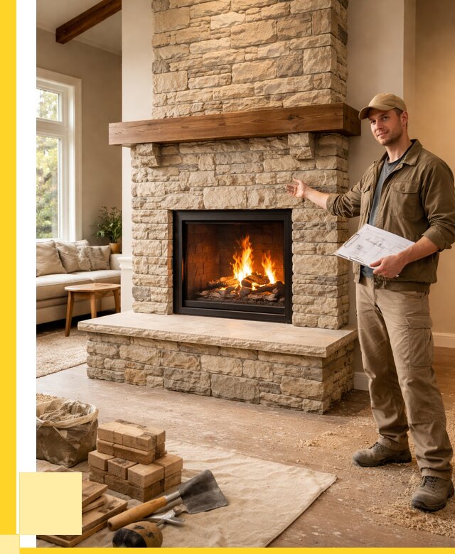 Камины под ключ в Сатке от 186192 р. | ЭриданСтк — установка