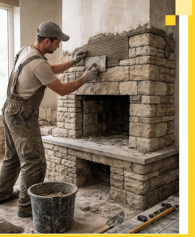 Строительство каминов под ключ в Сатке от проектирования до монтажа