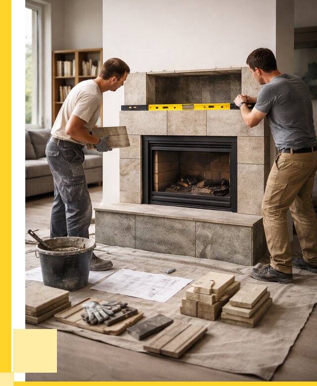 Монтаж каминов и установка в Сатке от 46548 р. | ЭриданСтк