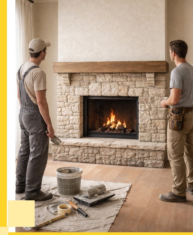 Отделка каминов в Сатке от 6724 р. под ключ | ЭриданСтк