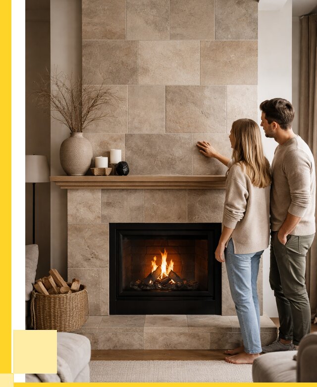 Облицовка каминов керамогранитом в Сатке от 4655 р. | ЭриданСтк