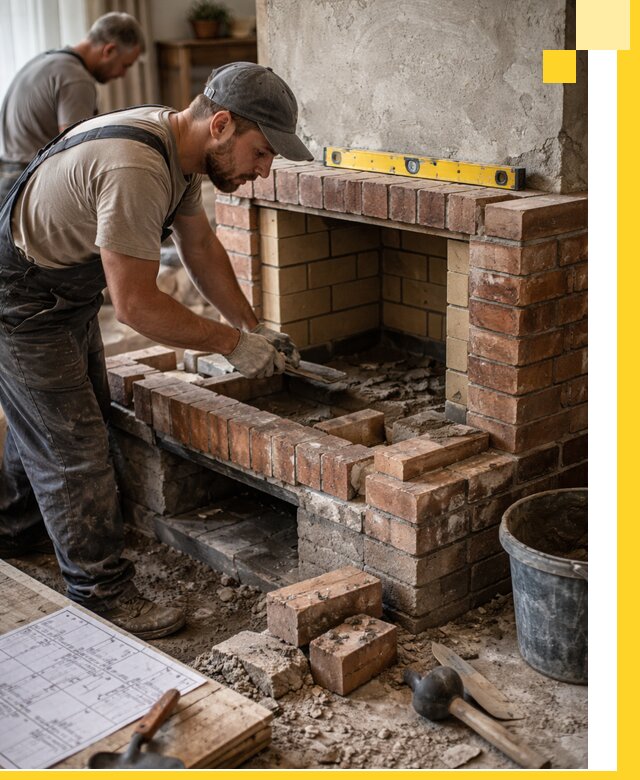 Изготовление и установка каминопечей под ключ в Сатке