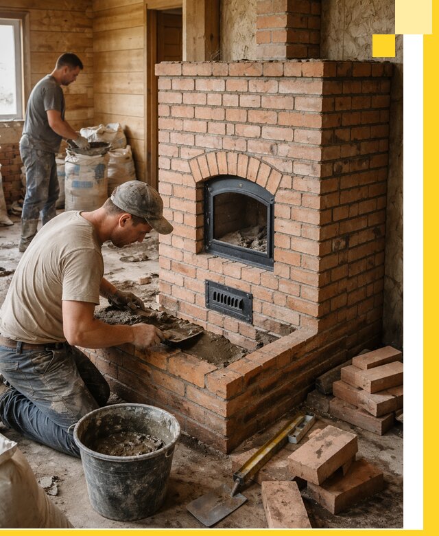 Профессиональное строительство печей в Сатке под ключ