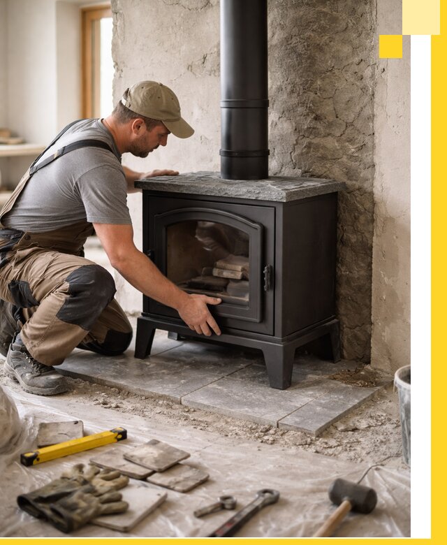 Профессиональный монтаж печей и каминов в Сатке под ключ