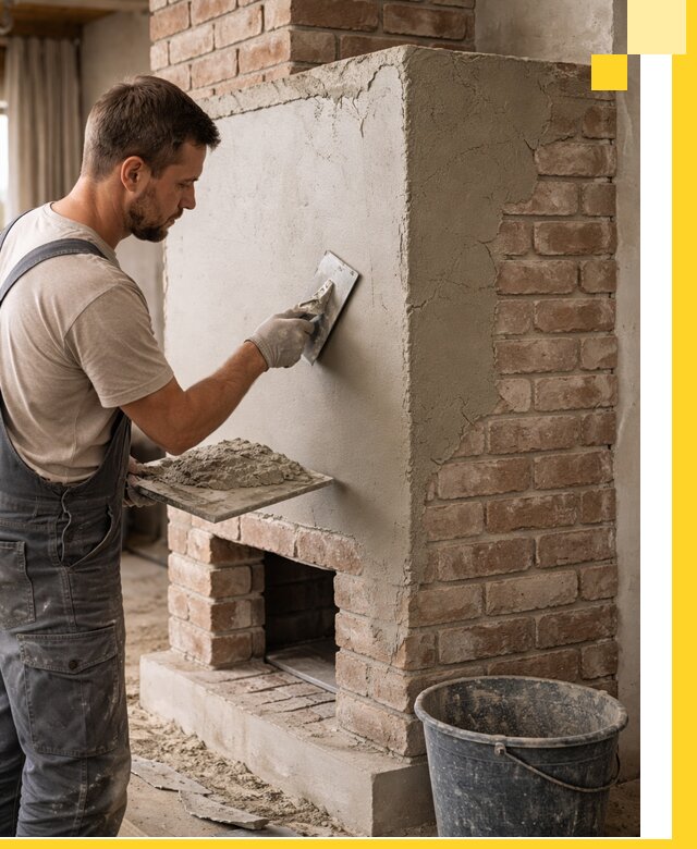 Отделка печей и облицовка каминов в Сатке под ключ