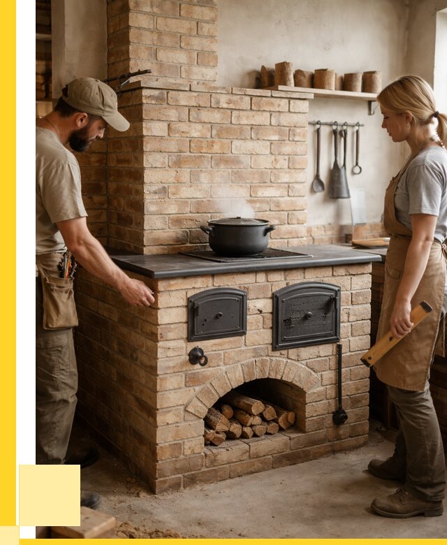 Варочно отопительные печи в Сатке от 93096 р. | ЭриданСтк