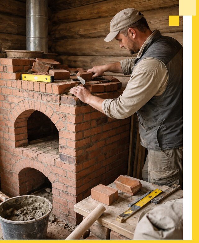 Изготовление и установка русских печей в Сатке под ключ