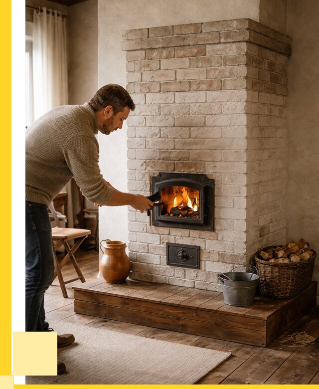 Печь голландка из кирпича в Сатке от 87924 р. | ЭриданСтк