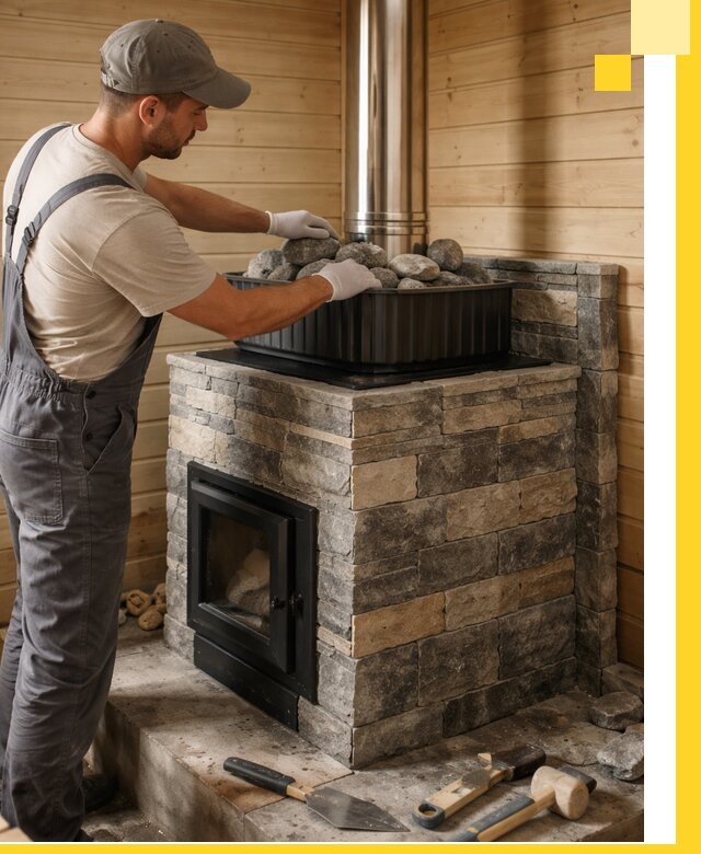 Печи для парной в Сатке, производство, монтаж и обслуживание