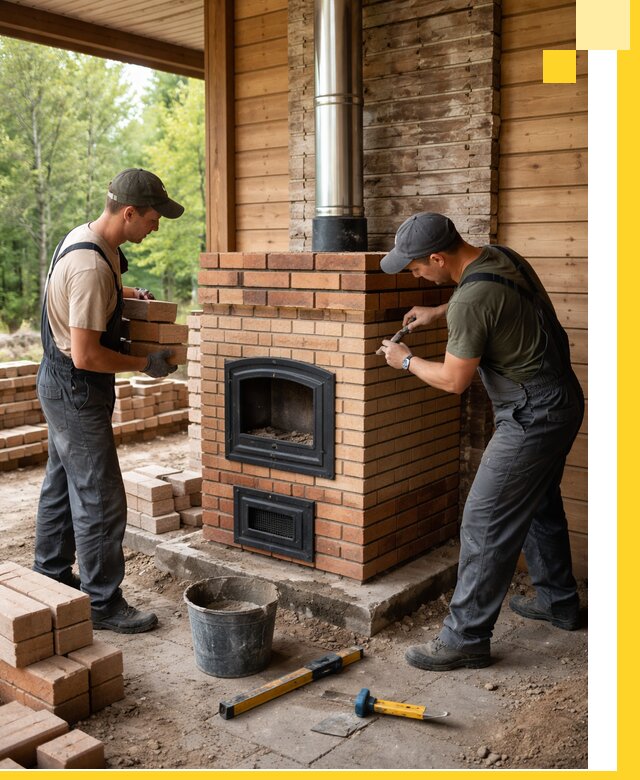 Производство и установка дачных печей под ключ в Сатке