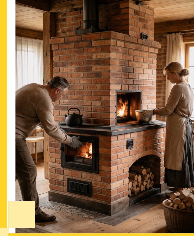 Печи для загородного дома под ключ в Сатке от 82752 р. | ЭриданСтк