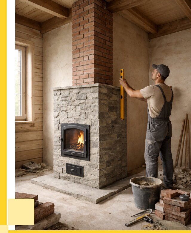 Печи и дымоходы под ключ в Сатке от 46548 р., ЭриданСтк