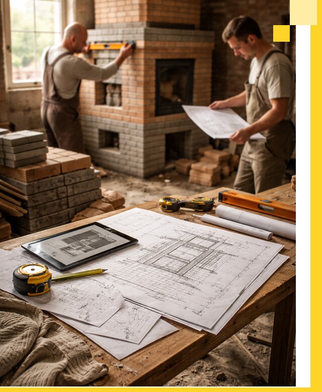 Проекты печей и каминов с индивидуальным дизайном в Сатке