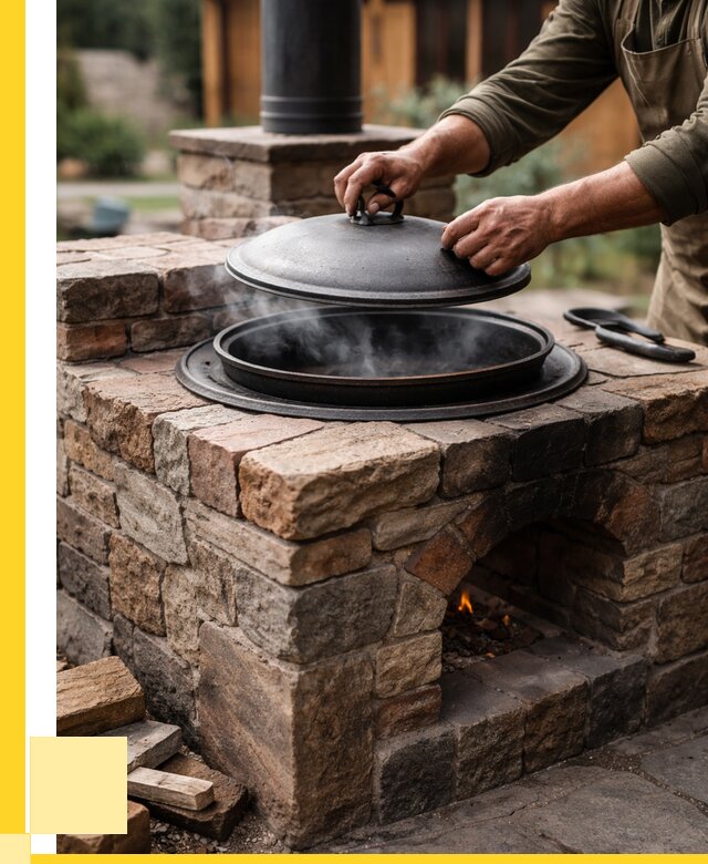 Печи для казана в Сатке по цене от 18619 р. | ЭриданСтк