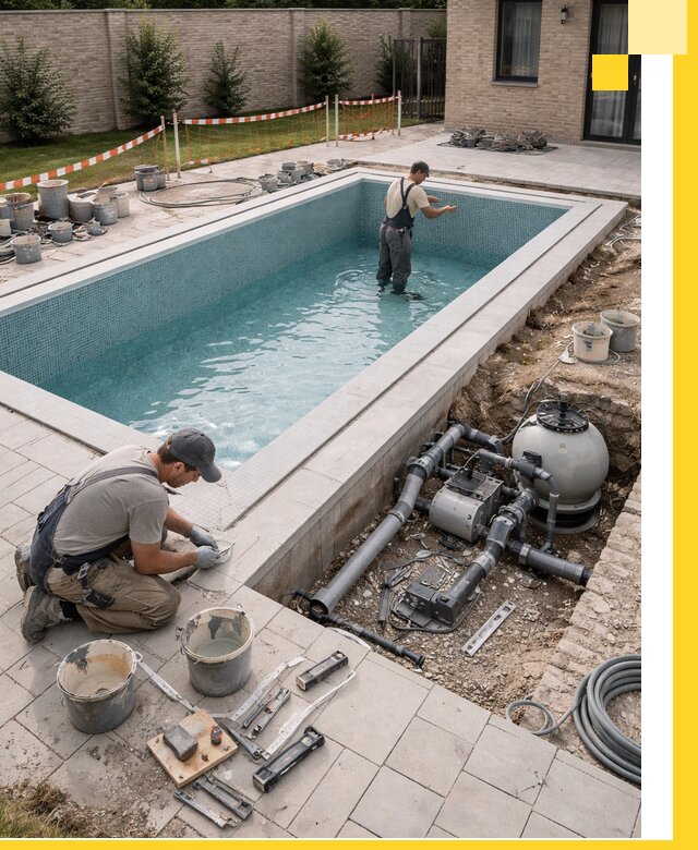 Строительство бассейнов под ключ в Сатке: проекты и монтаж