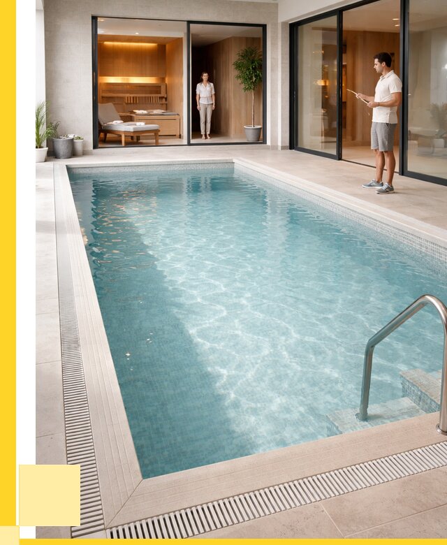 Отделка бассейна пленкой ПВХ в Сатке от 3620 р. - ЭриданСтк