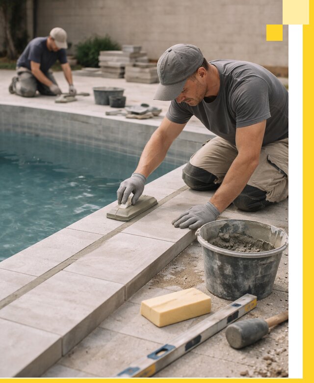 Отделка бассейнов в Сатке: декоративная отделка и гидроизоляция