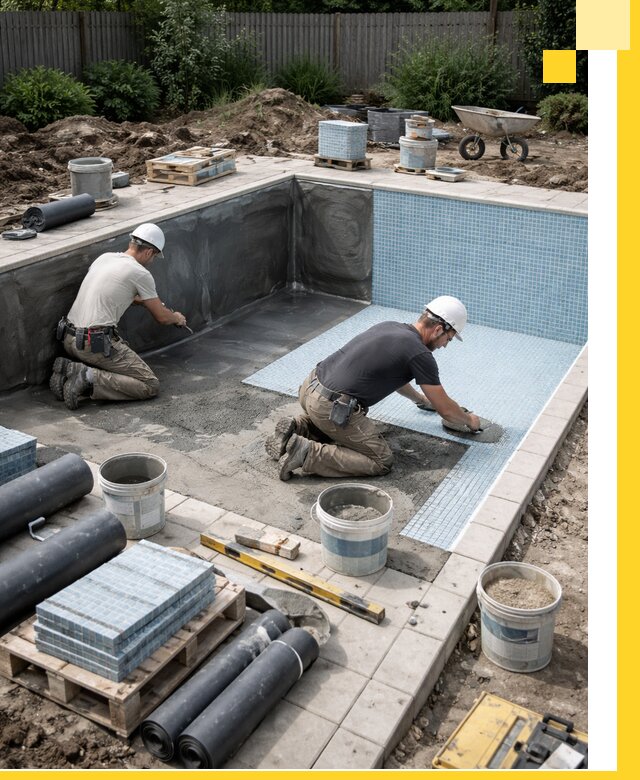 Проектирование и строительство стационарных бассейнов в Сатке