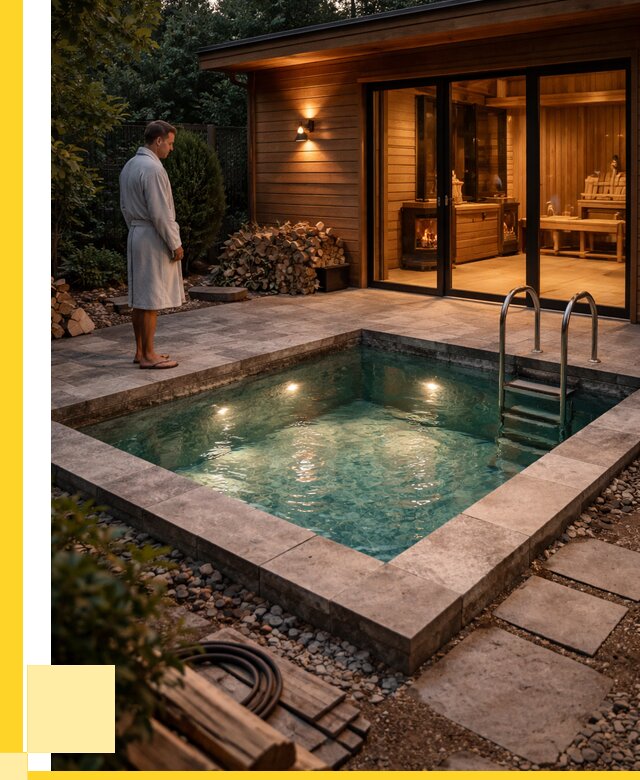 Бани с бассейном под ключ в Сатке от 98268 р. | ЭриданСтк