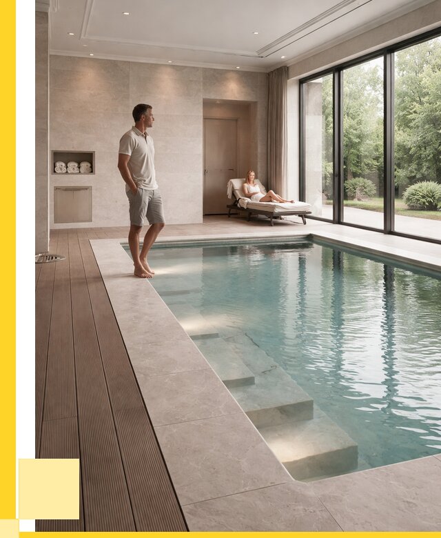 Бассейны в коттедже под ключ в Сатке от 1241280 р. | ЭриданСтк