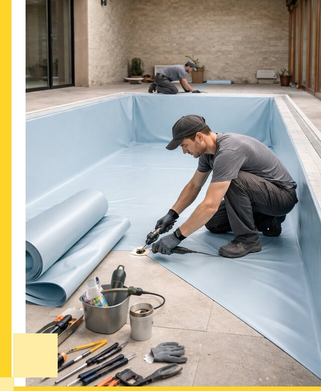 Пленка ПВХ для бассейнов в Сатке от 2586 р. | ЭриданСтк