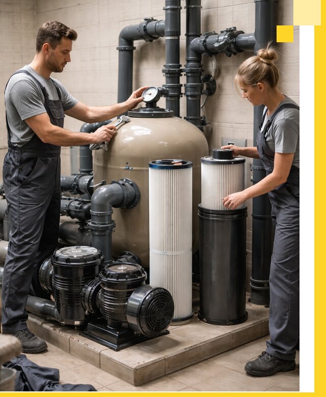 Фильтры и системы фильтрации для бассейнов в Сатке