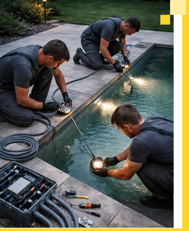 Профессиональное освещение бассейнов в Сатке: дизайн и монтаж