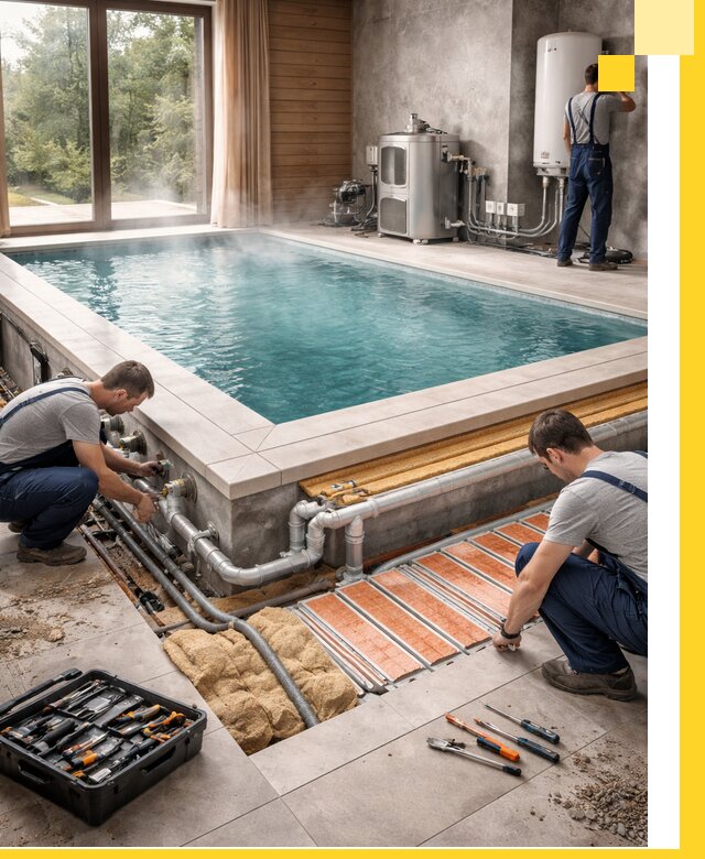 Проектирование и строительство тёплых бассейнов в Сатке