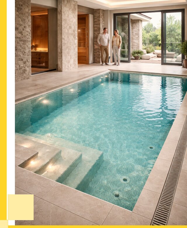 Бассейн во дворе в Сатке: проект, отделка от 1241280 р. | ЭриданСтк