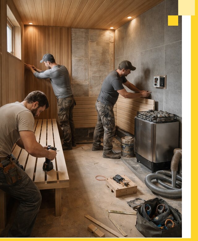 Сауны под ключ в Сатке, проектирование, строительство, отделка