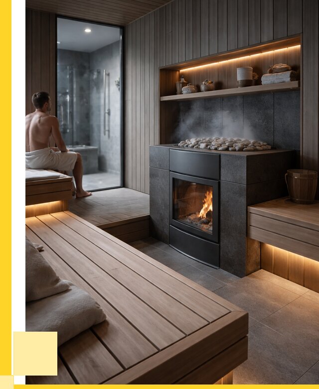 Проект сауны в частном доме в Сатке от 36204 р. | ЭриданСтк