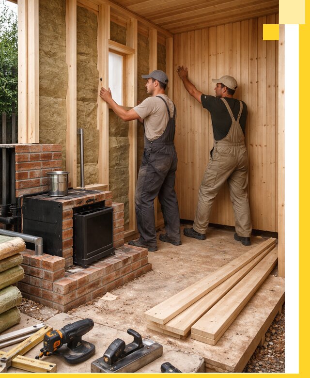 Строительство и установка дачных саун под ключ в Сатке