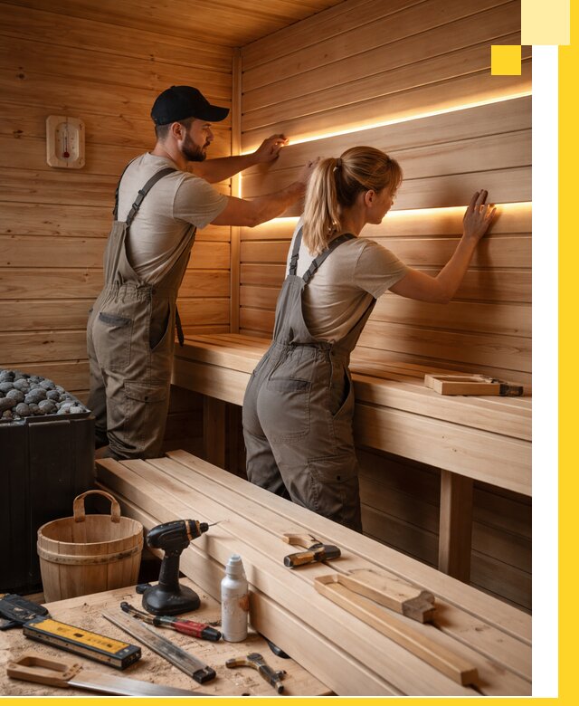 Дизайн саун и бань под ключ с индивидуальным проектом в Сатке