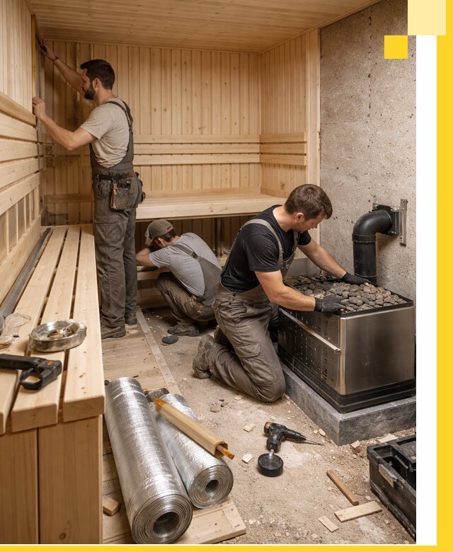 Индивидуальные сауны на заказ в Сатке под ключ, проект и монтаж