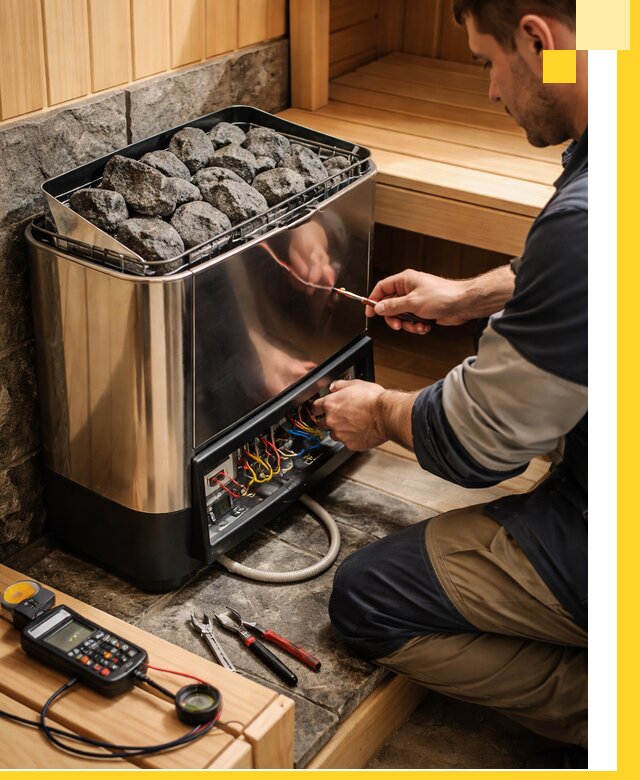Продажа и установка электрокаменок для саун в Сатке