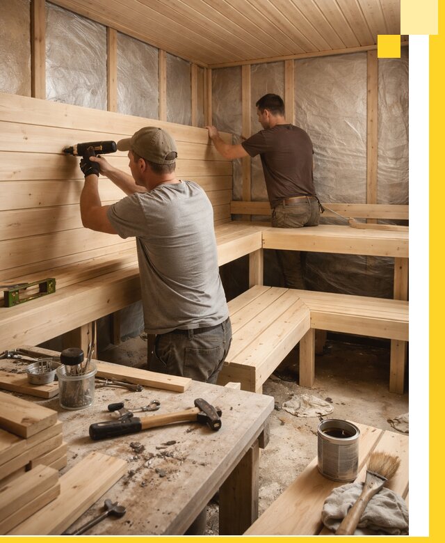 Профессиональная отделка бань и саун под ключ в Сатке