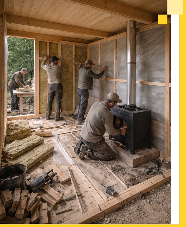 Профессиональный монтаж бань под ключ в Сатке для дома