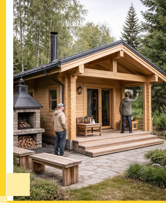 Деревянные бани под ключ в Сатке от 465480 р. | ЭриданСтк