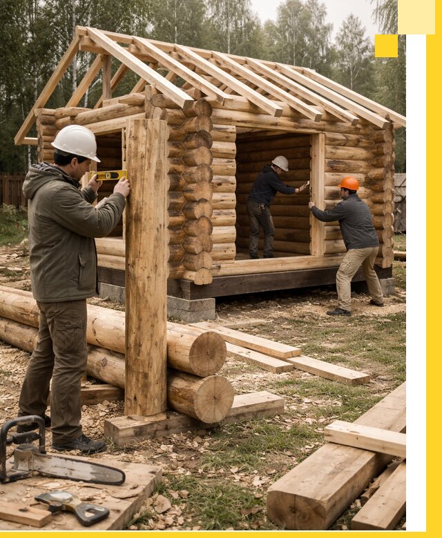 Строительство бань для дачи под ключ в Сатке с доставкой и монтажом