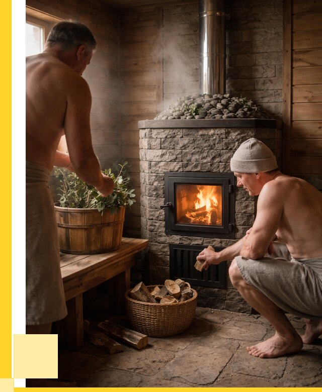 Банные печи под ключ в Сатке от 46548 р. | ЭриданСтк кирпичная