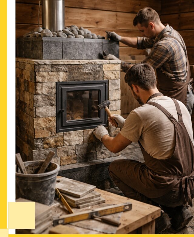 Облицовка банной печи в Сатке от 15516 р. | ЭриданСтк