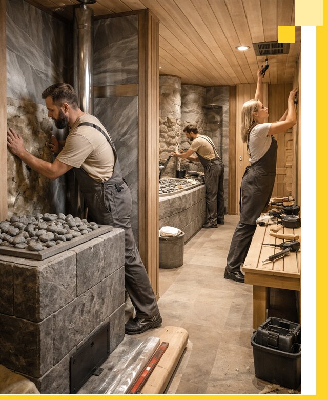 Строительство бань и SPA процедур в Сатке под ключ и отделкой