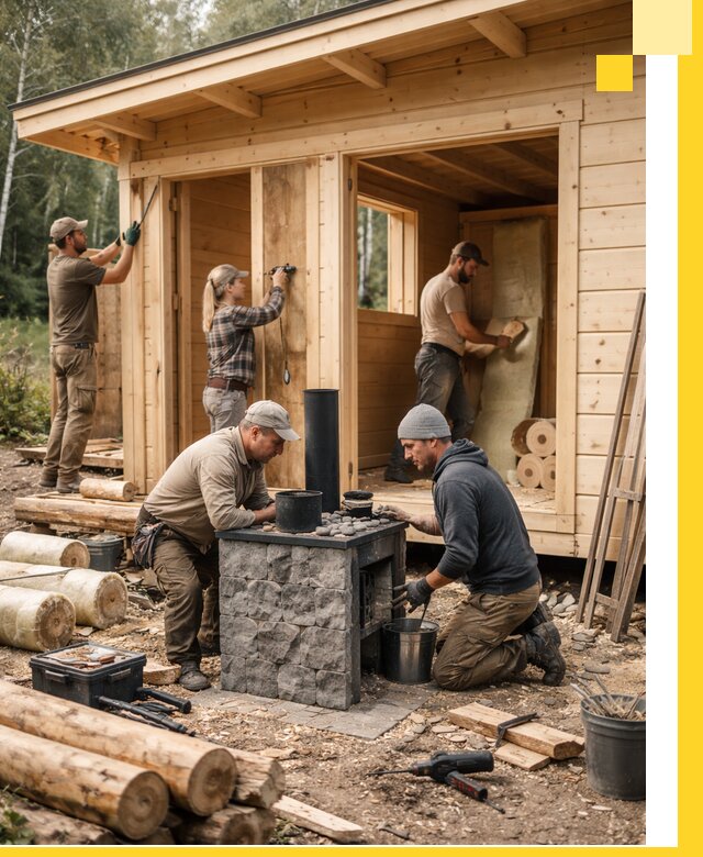 Купить баню под ключ в Сатке строительство монтаж отделка